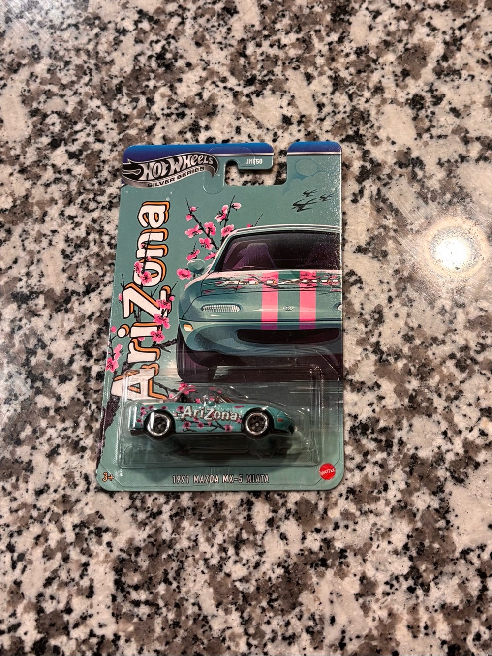 Hot Wheels Silver Series 1991 Mazda MX-5 Miata - Arizona Tea with Protector